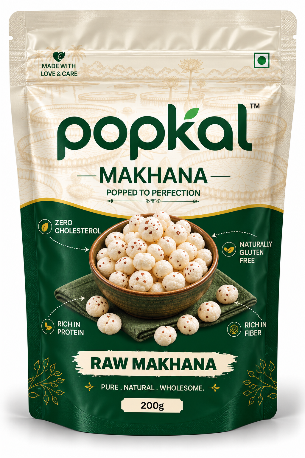 Popkal makhana ( Fox Nuts) - 200g